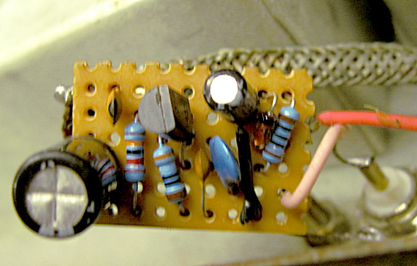 Stripboard top view