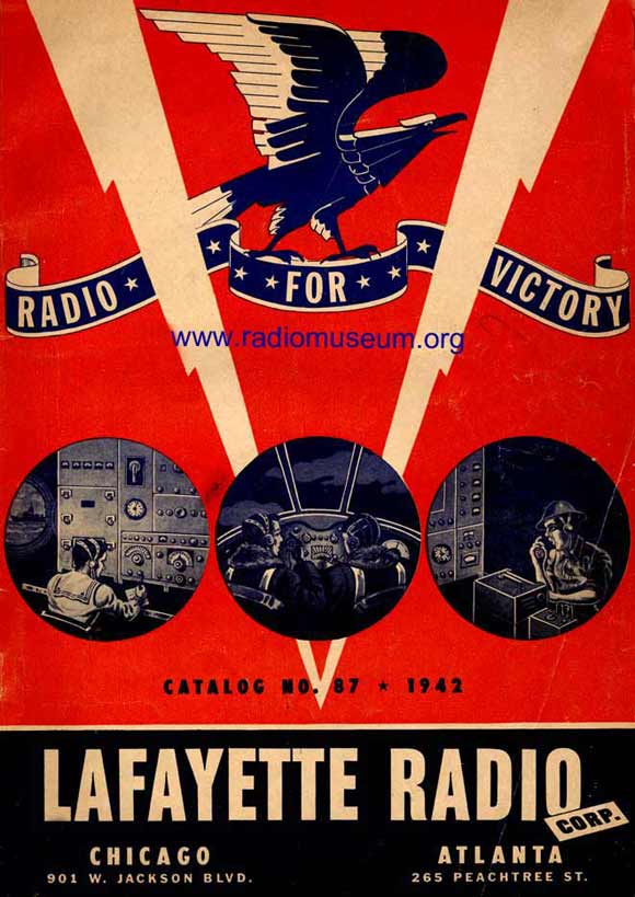 Lafayette Radio Catalog no. 87-2, cover.