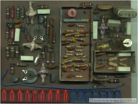 PAL decoder - discrete setup 1960's - early 1970's