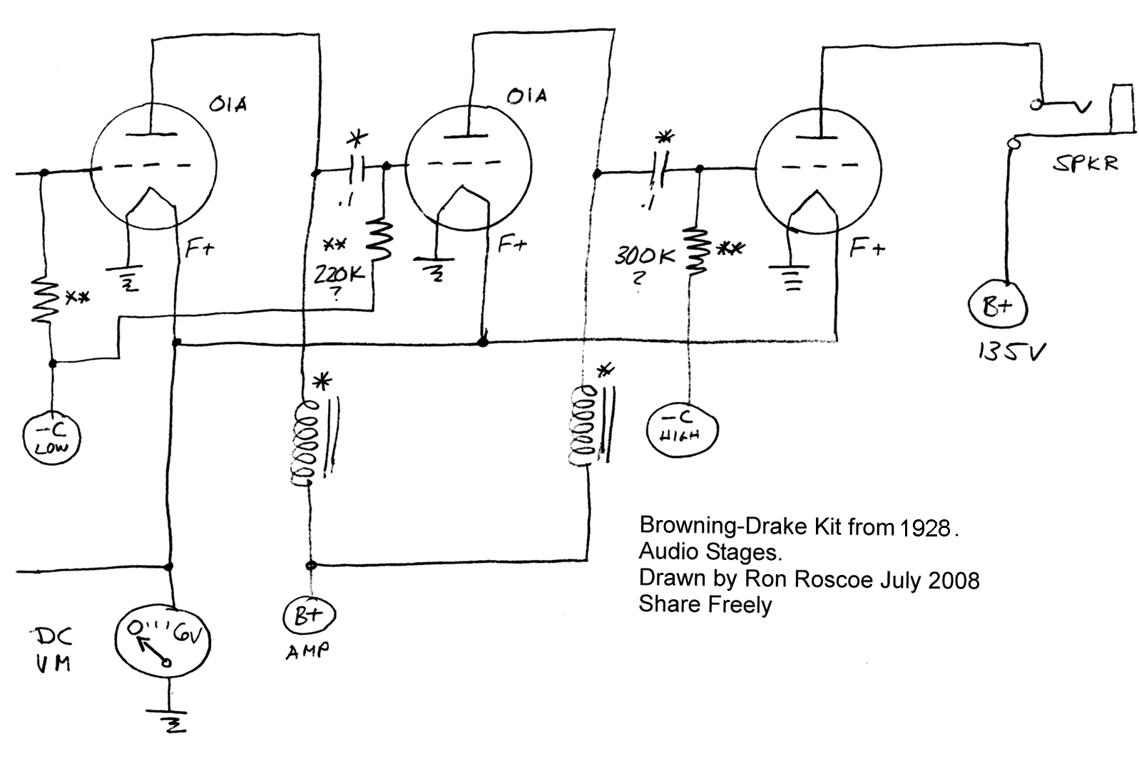 browning: Kit - Traced schematic |Radiomuseum.org
