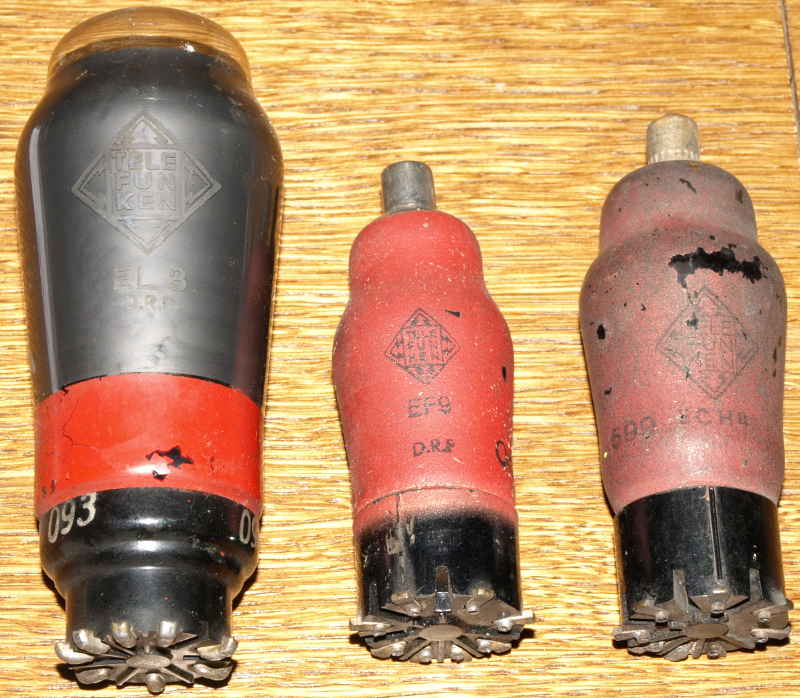 Telefunken red tubes