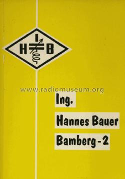 Hannes Bauer Bamberg - Katalog 1970 ? | Radiomuseum.org