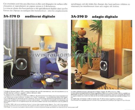 3-Way Speaker System Adagio Digitale 390D; 3a, Art et (ID = 1915633) Speaker-P