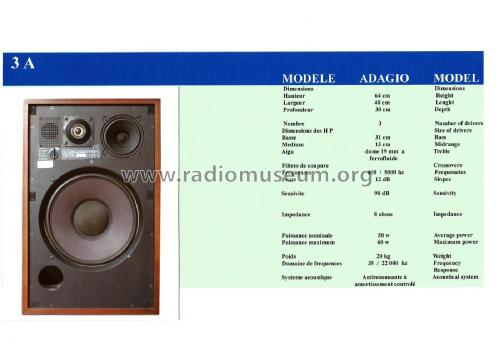 3-Way Speaker System Alphase 340; 3a, Art et (ID = 1914747) Parleur