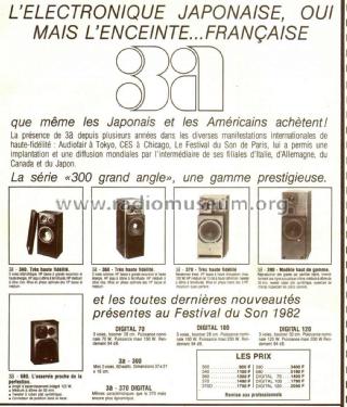 3-Way Speaker System Auditorat Digitale 370 D; 3a, Art et (ID = 1914931) Parleur