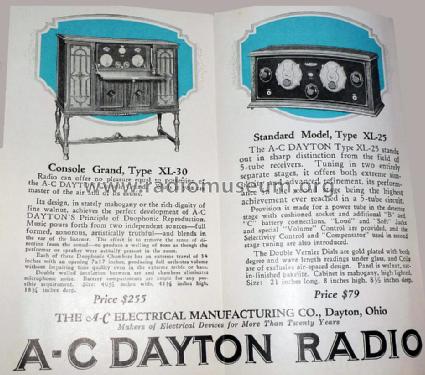 XL25 ; A-C Dayton Co., A-C (ID = 1617584) Radio