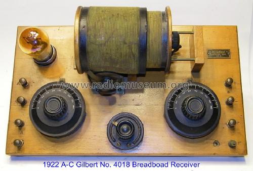 1-Tube Breadboard Receiver No. 4018; A-C Gilbert Co.; New (ID = 1488793) Radio