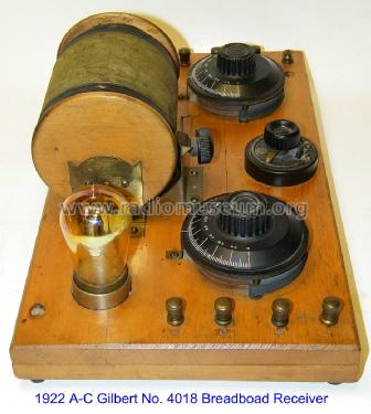 1-Tube Breadboard Receiver No. 4018; A-C Gilbert Co.; New (ID = 1488796) Radio