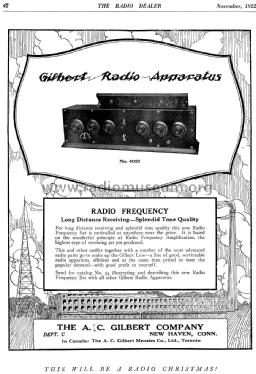 Radio Frequency Receiver 4023; A-C Gilbert Co.; New (ID = 1196774) Radio