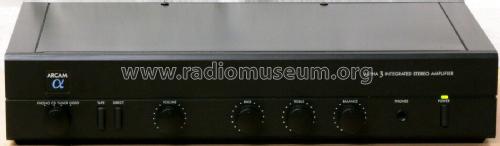 Integrated Stereo Amplifier Alpha 3; A&R Cambridge Ltd. (ID = 2420239) Ampl/Mixer