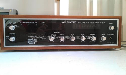 AM/FM Stereo Receiver 8-Track Recorder SK-308; AR A.R. Systems (ID = 1265822) Radio