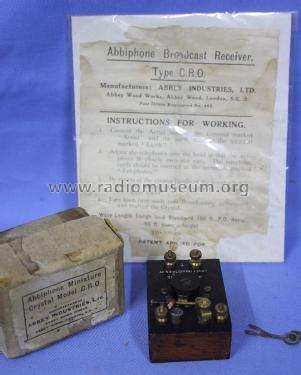 Abbiphone Miniature CRO ; Abbiphone Brand, (ID = 1759680) Crystal