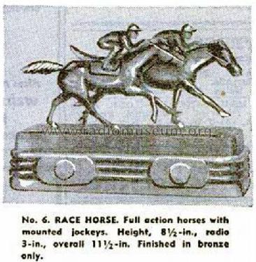 Z477 Race Horses with Jockeys ; Abbotwares; Los (ID = 1498441) Radio