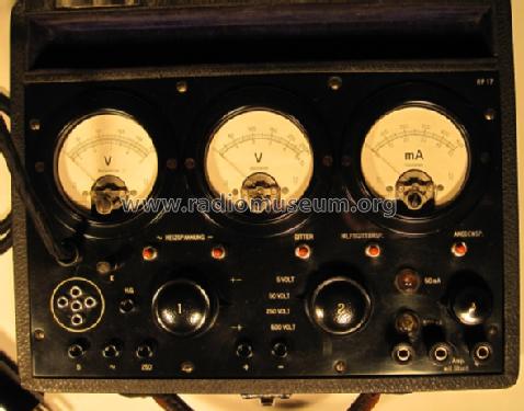 Radioprüfer RP17; Abrahamsohn, Robert; (ID = 1007023) Ausrüstung