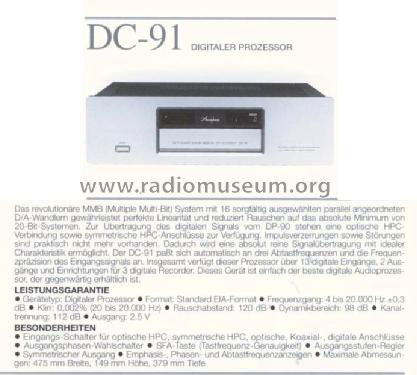 DC-91; Accuphase Laboratory (ID = 698995) Ampl/Mixer