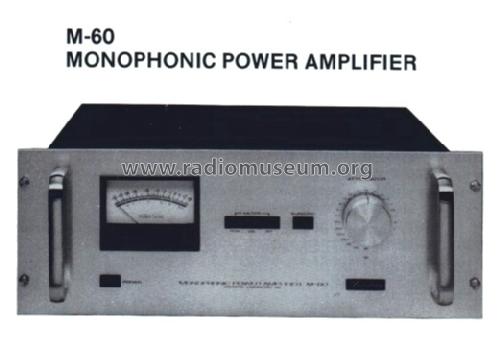 M60; Accuphase Laboratory (ID = 558832) Ampl/Mixer