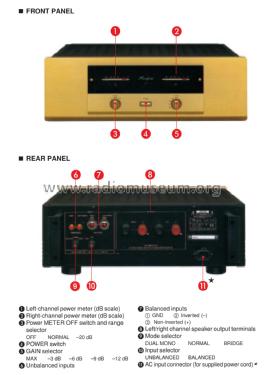 Stereo Power Amplifier A-20V; Accuphase Laboratory (ID = 2084479) Ampl/Mixer