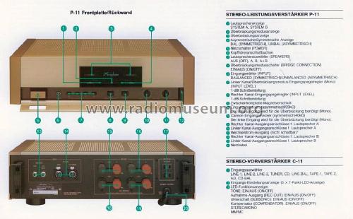 Stereo Power Amplifier P-11; Accuphase Laboratory (ID = 1772848) Ampl/Mixer