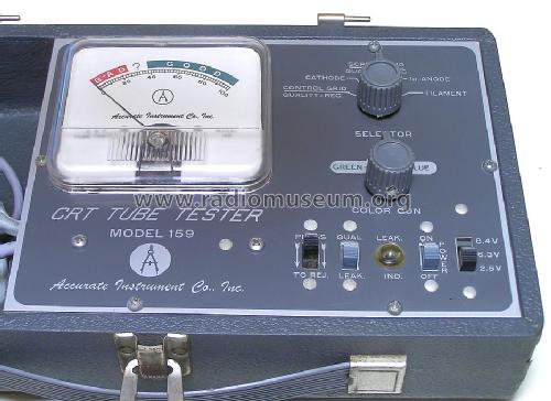 CRT Picture Tube Tester 159; Accurate Instrument (ID = 1457204) Equipment