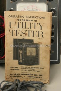 Utility Tester 161; Accurate Instrument (ID = 1400582) Equipment