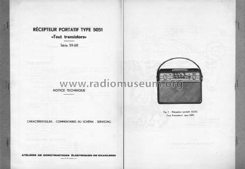 Côte d'Azur 5051; ACEC, Ateliers de (ID = 449890) Radio