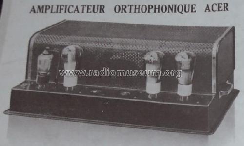 Amplificateur Orthophonique ; ACER A.C.E.R. / (ID = 1758325) Ampl/Mixer