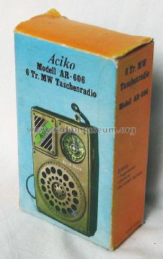 6 Transistor MW Taschenradio AR-606; Aciko brand (ID = 2626063) Radio