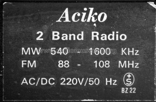 AR-250F; Aciko brand (ID = 2324758) Radio