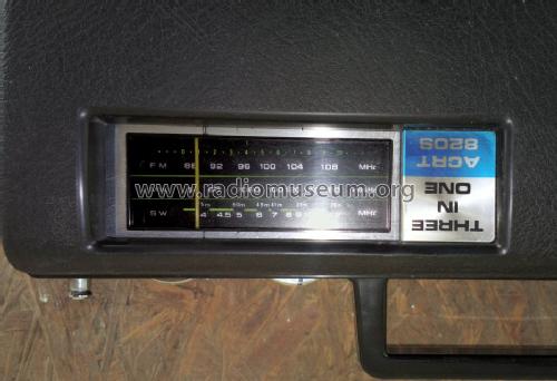 Radio-Phono-Cassette Tape Recorder ACRT 820S; Aciko brand (ID = 1458625) Radio