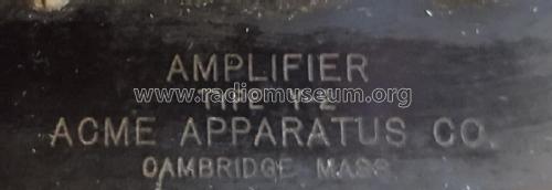 Acme Amplifier Y-2; Acme Apparatus Co.; (ID = 2377140) Ampl/Mixer