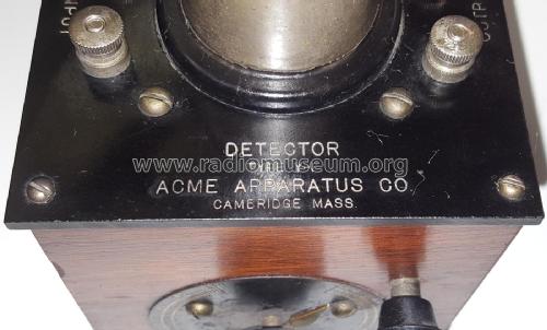 Acme Detector Type Y-1; Acme Apparatus Co.; (ID = 2198121) mod-pre26