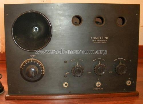 Acmefone Loudspeaker Rec. ; Acme Apparatus Co.; (ID = 2213161) Radio