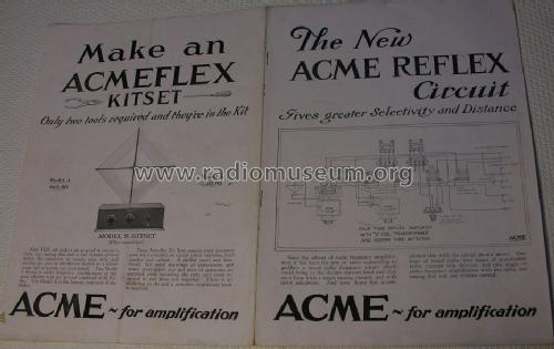 Acmeflex S; Acme Apparatus Co.; (ID = 1559438) Kit