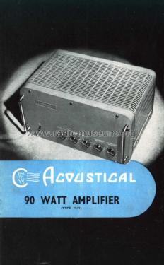 90 Watt amplifier M91; Quad Brand; (ID = 2761554) Ampl/Mixer