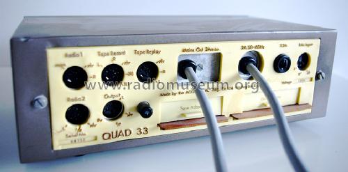 Quad 33; Acoustical (ID = 1408860) Ampl/Mixer