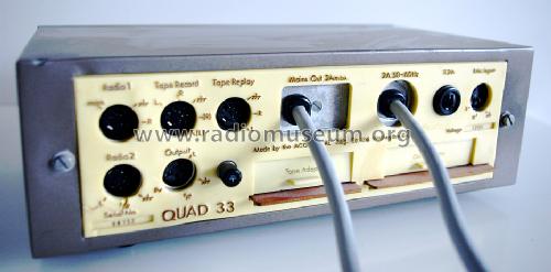 Quad 33; Quad Brand; (ID = 1408860) Ampl/Mixer