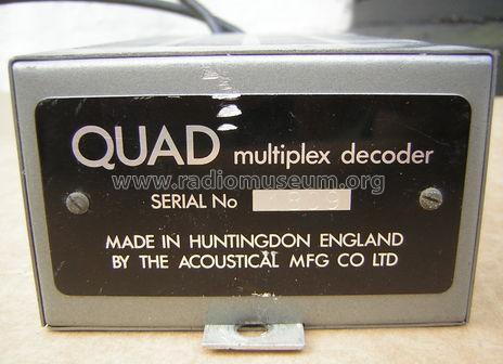 Quad Multiplex Decoder ; Quad Brand; (ID = 1378502) Converter