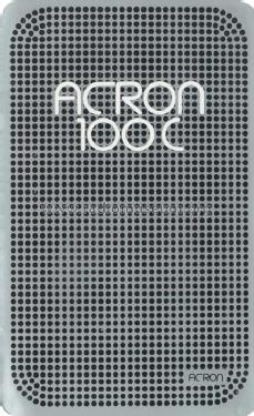Acron 100C; Acron, F. Petrik (ID = 762657) Speaker-P