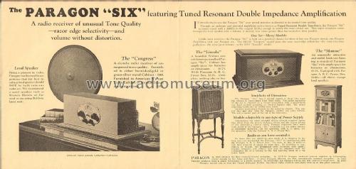 Paragon Six Lincoln; Adams-Morgan Co. (ID = 1939791) Radio