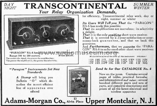 Paragon RA6; Adams-Morgan Co. (ID = 1729122) mod-pre26