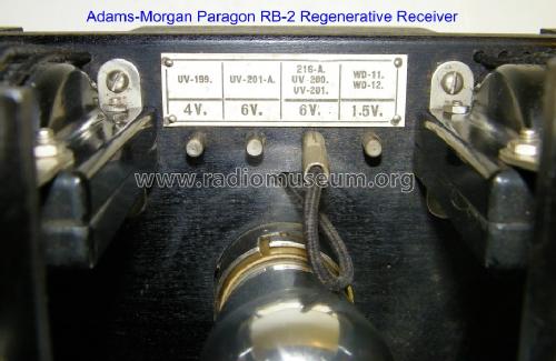 Paragon RB2 ; Adams-Morgan Co. (ID = 959569) Radio