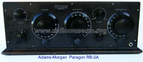 Paragon RB-2A ; Adams-Morgan Co. (ID = 829113) Radio