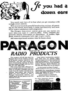 Paragon RD5 ; Adams-Morgan Co. (ID = 1625740) Radio