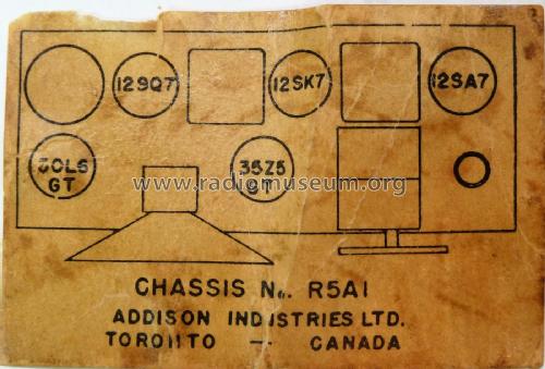 2B Ch= R5A1; Addison Industries, (ID = 2631937) Radio