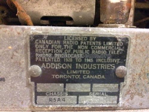 7 Ch= R5A4; Addison Industries, (ID = 1702194) Radio