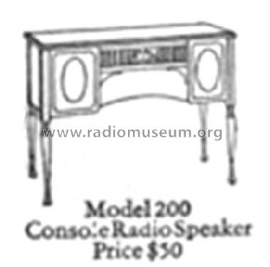 Console Radio Speaker Model 200; Adler-Royal, Adler (ID = 1438174) Speaker-P
