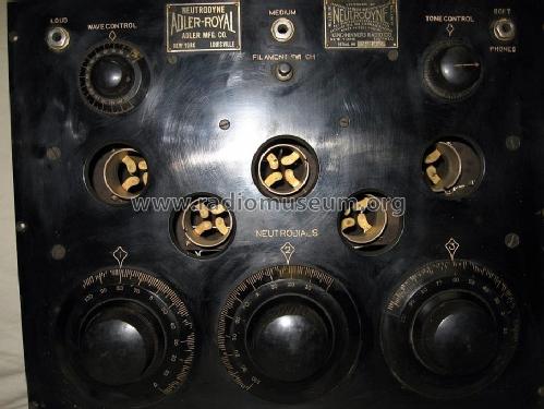 Phonograph Panel ; Adler-Royal, Adler (ID = 1506766) Radio