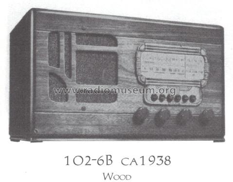102-6B ; Admiral brand (ID = 1469536) Radio