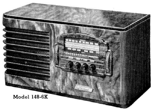 148-6K ; Admiral brand (ID = 1097852) Radio