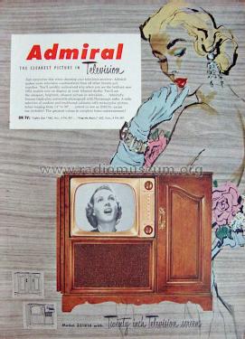 321K18 Ch= 21L1; Admiral brand (ID = 1165509) Television